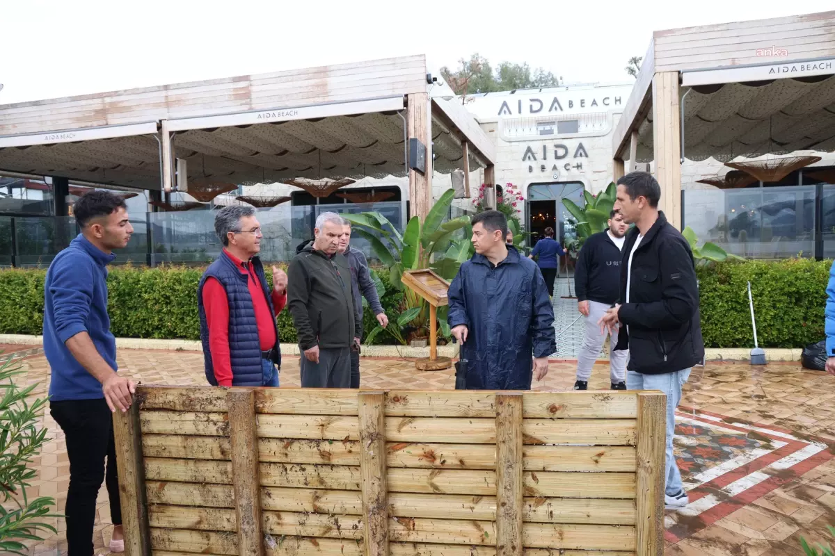 Marmaris’te Sağanak Yağışla Mücadele Çalışmaları Hızlandı